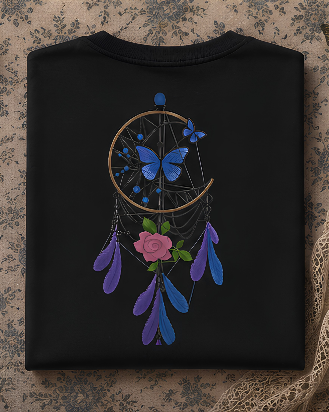 Unisex Oversized "Dreamcatcher Butterfly" T-Shirt
