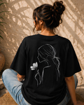 Unisex Oversized "Whisper Bloom" T-Shirt
