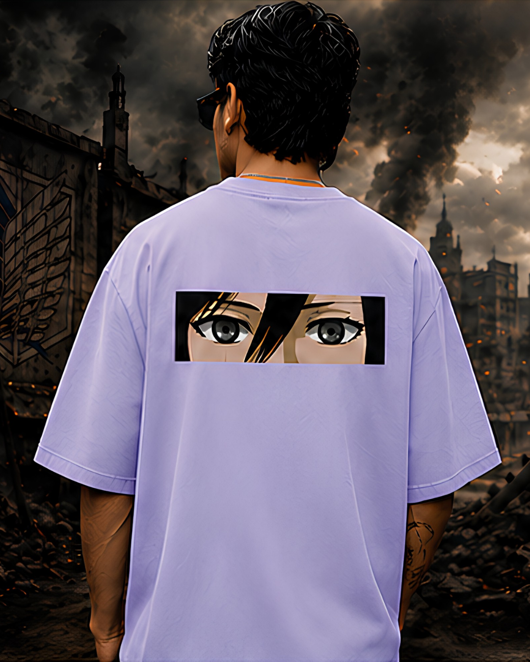 Unisex Oversized "Mikasa Eyes" T-Shirt