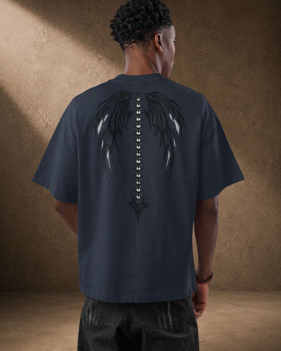 Unisex Oversized "Dark Spine" T-Shirt