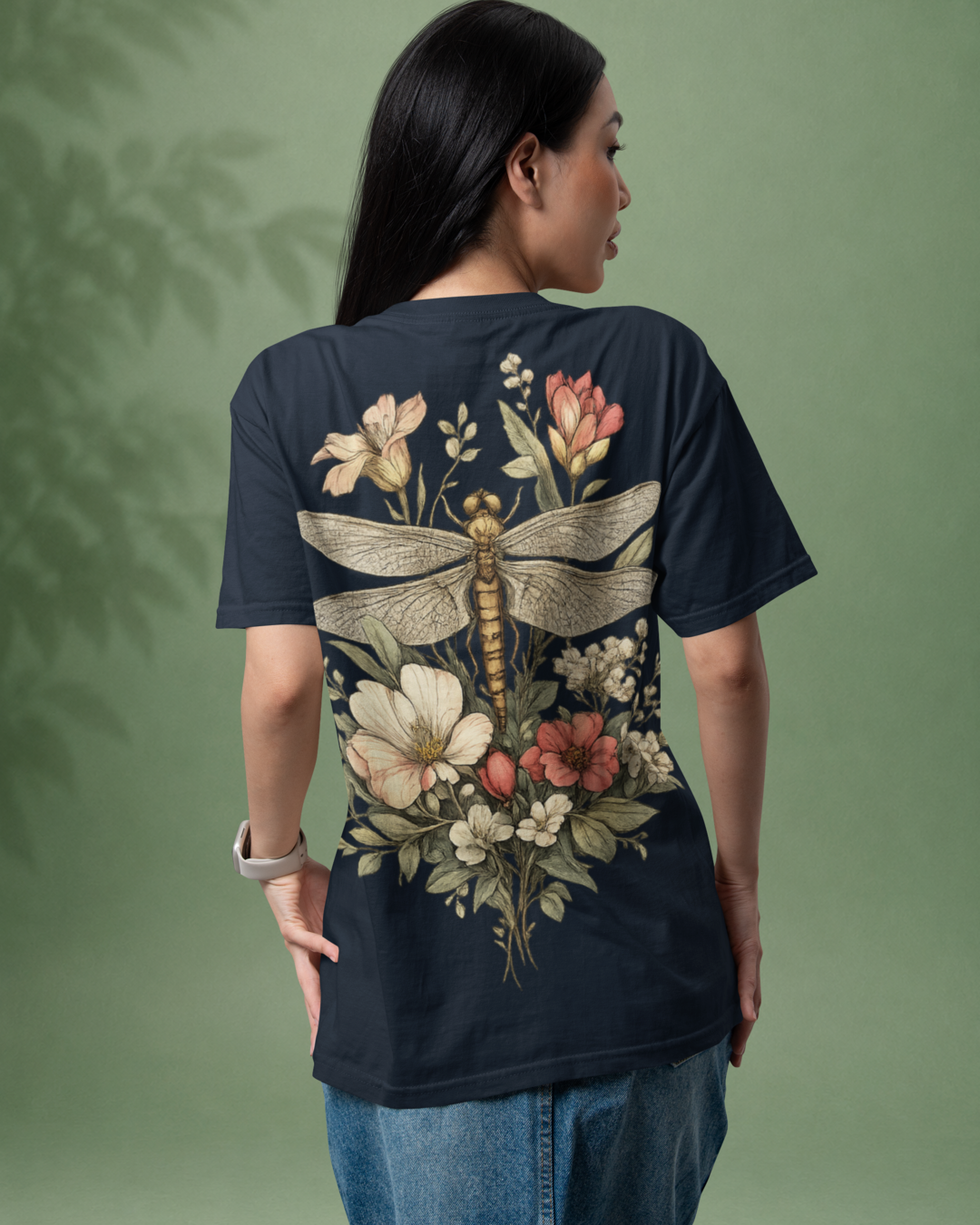 Unisex Oversized "Blooming Wings" T-Shirt