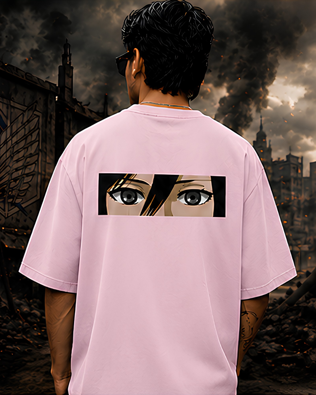 Unisex Oversized "Mikasa Eyes" T-Shirt