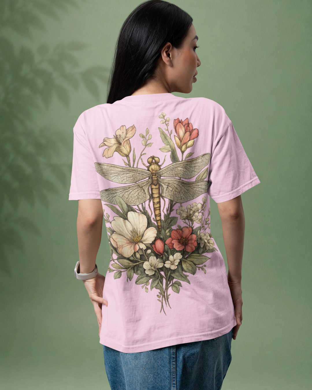 Unisex Oversized "Blooming Wings" T-Shirt