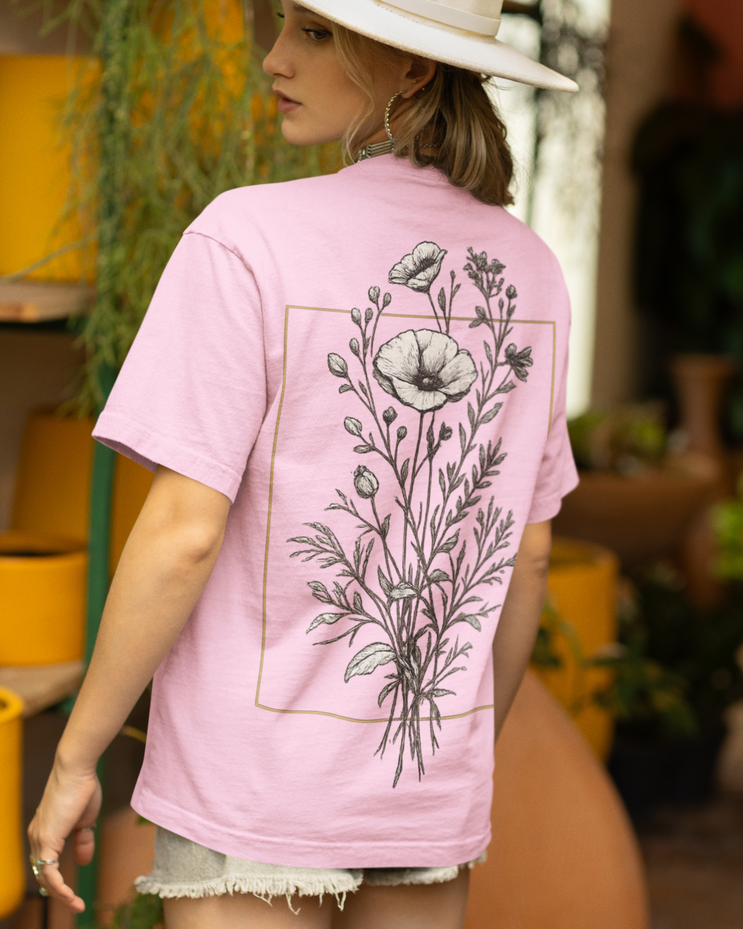 Unisex Oversized "Midnight Bloom" T-Shirt