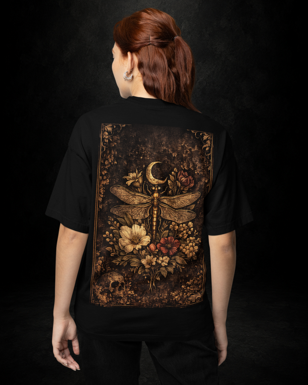Moonlit Wings Oversized Tee
