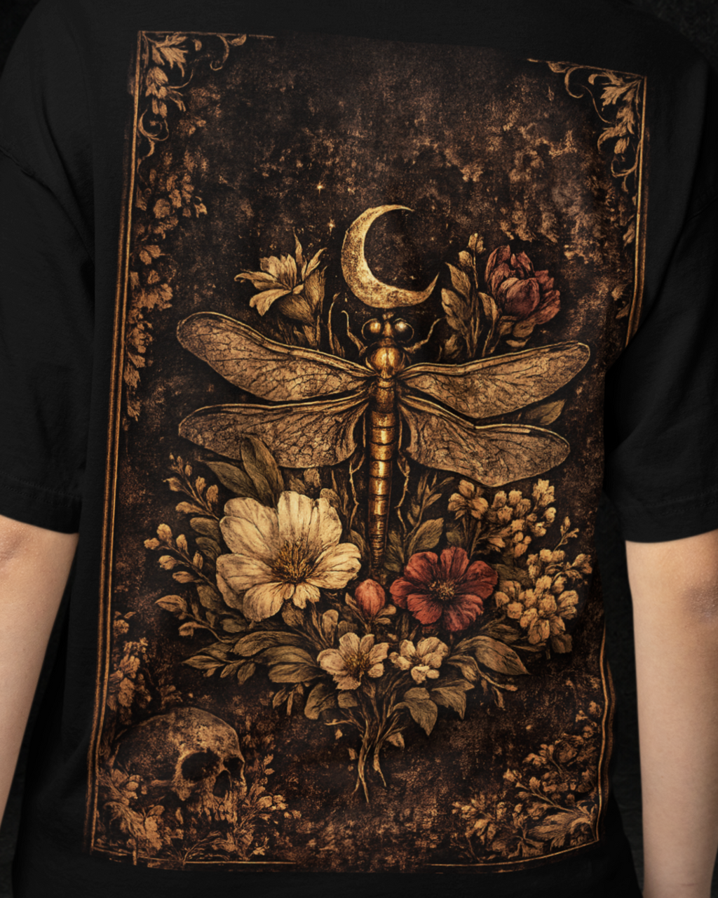 Moonlit Wings Oversized Tee