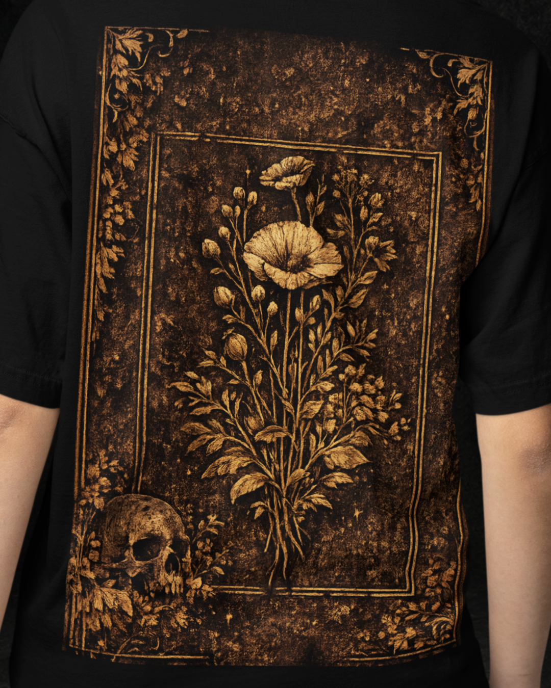 Midnight Bloom Oversized Tee