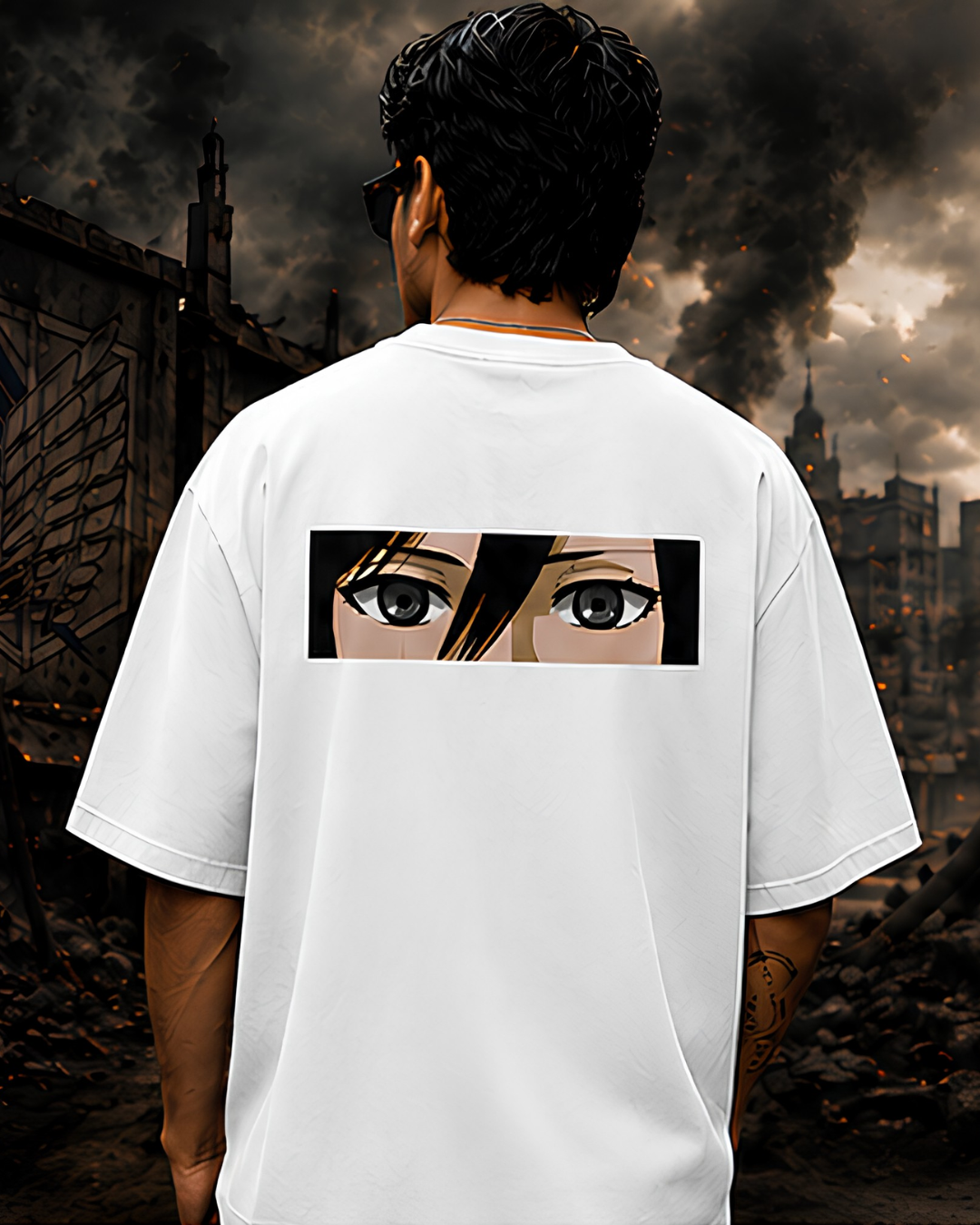 Unisex Oversized "Mikasa Eyes" T-Shirt