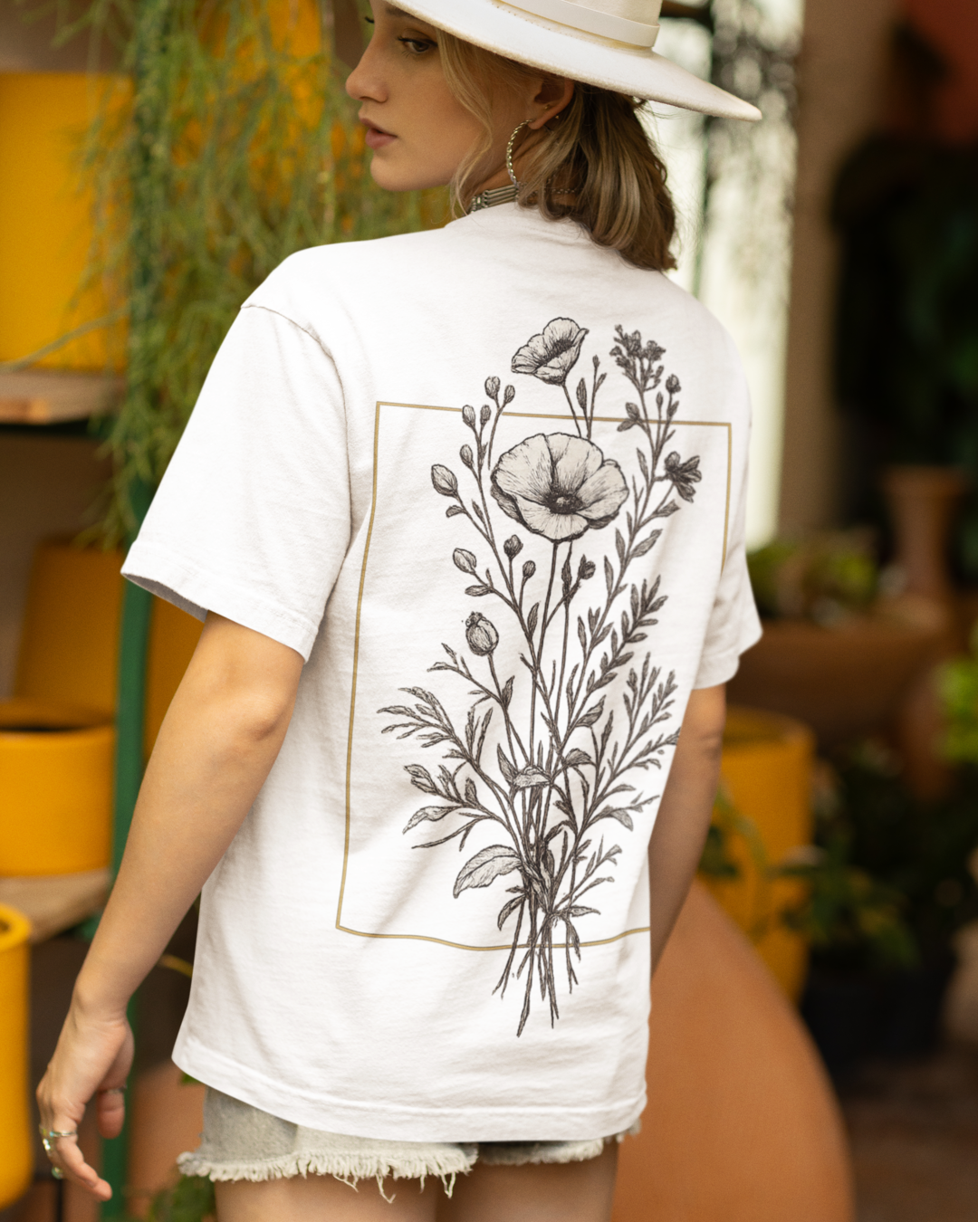 Unisex Oversized "Midnight Bloom" T-Shirt