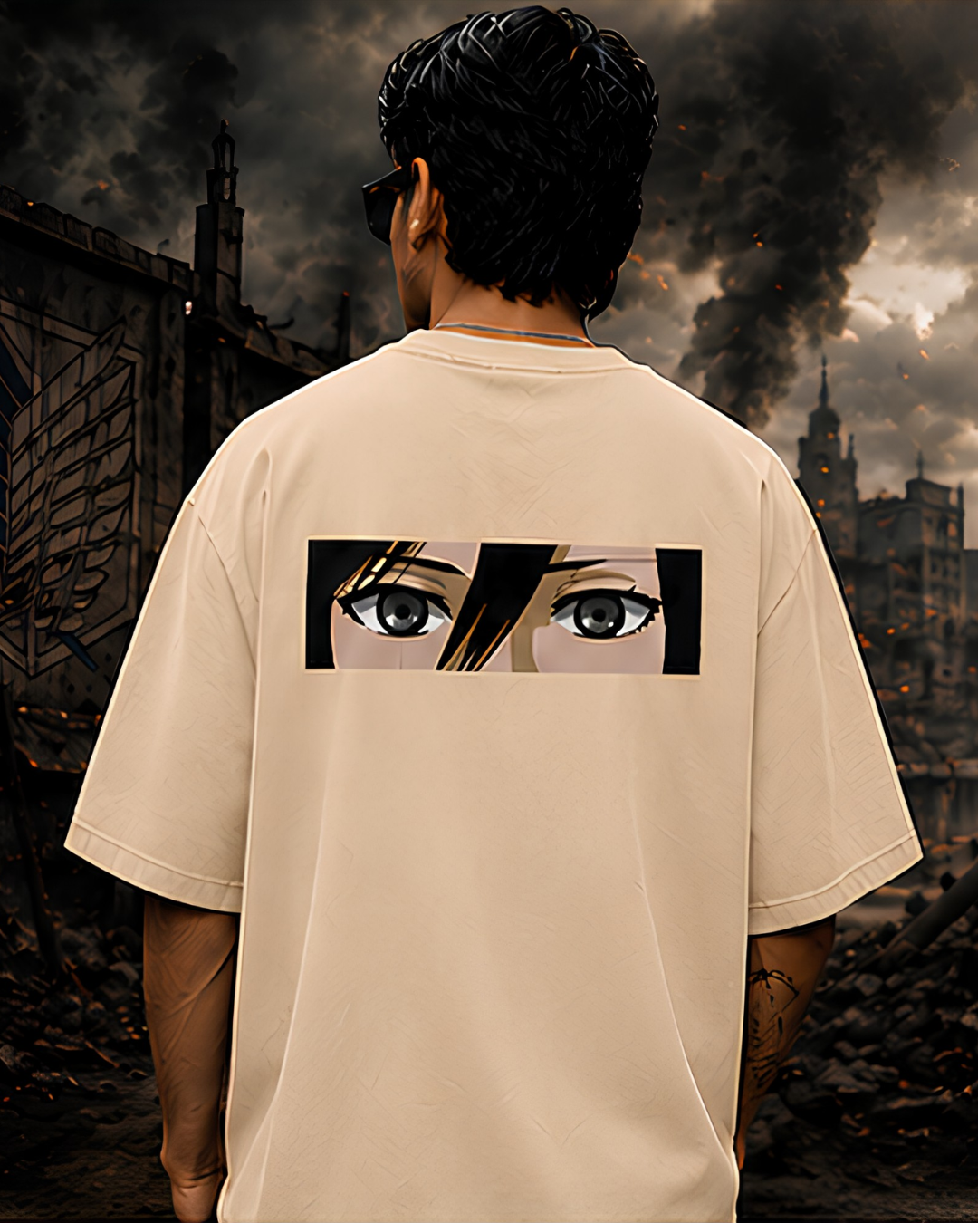 Unisex Oversized "Mikasa Eyes" T-Shirt