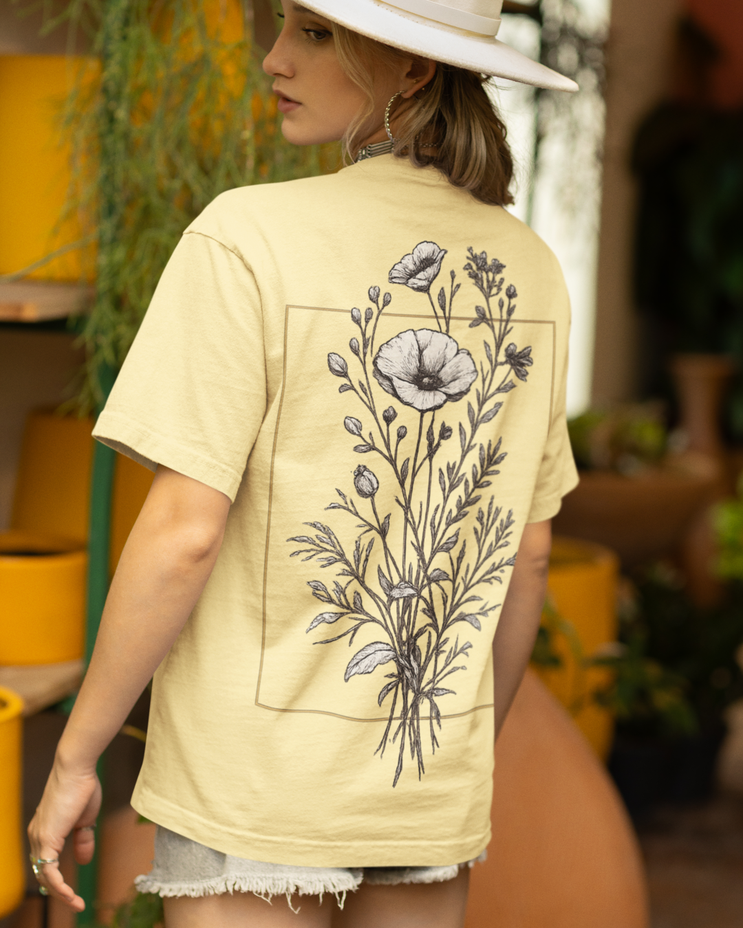 Unisex Oversized "Midnight Bloom" T-Shirt