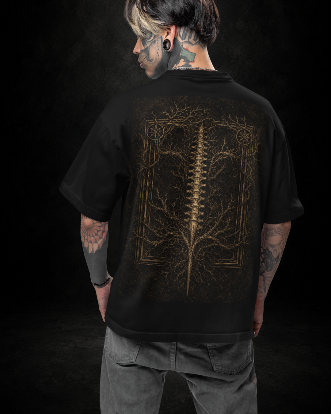 Dark Spine Oversized Tee